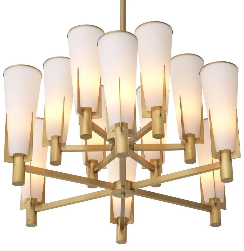 Lustra dimabila suspendata design elegant LUX Dino Double, alama antica 115496 HZ