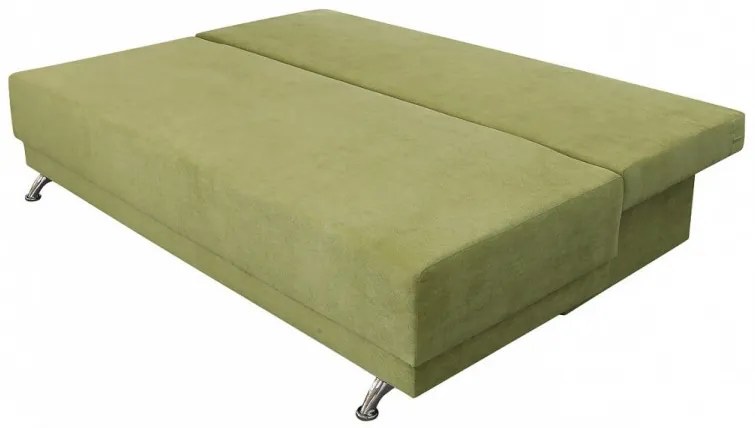 Canapea extensibila Roma Lux Green 205x90x86 cm, cu lada de depozitare