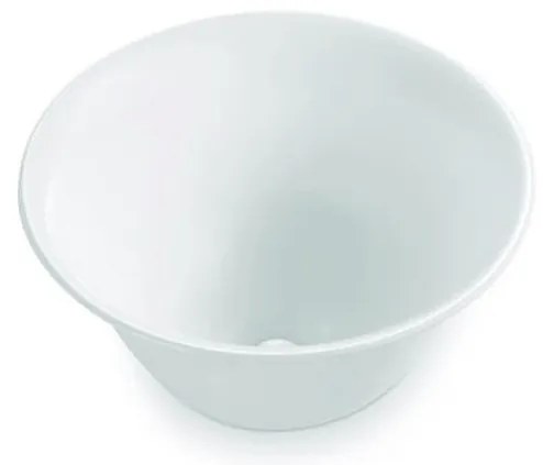 Bathco 4062 - Lavoar NORDIC pentru montare pe blat, Ø 42 cm, porțelan, alb