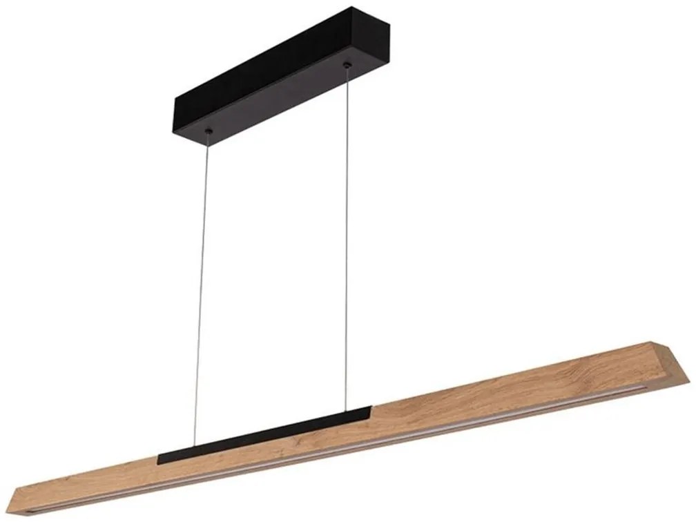 Spot-Light 1017401600000-LED Lustră dimerizabilă pe cablu JONAS LED/16,5W/230V stejar