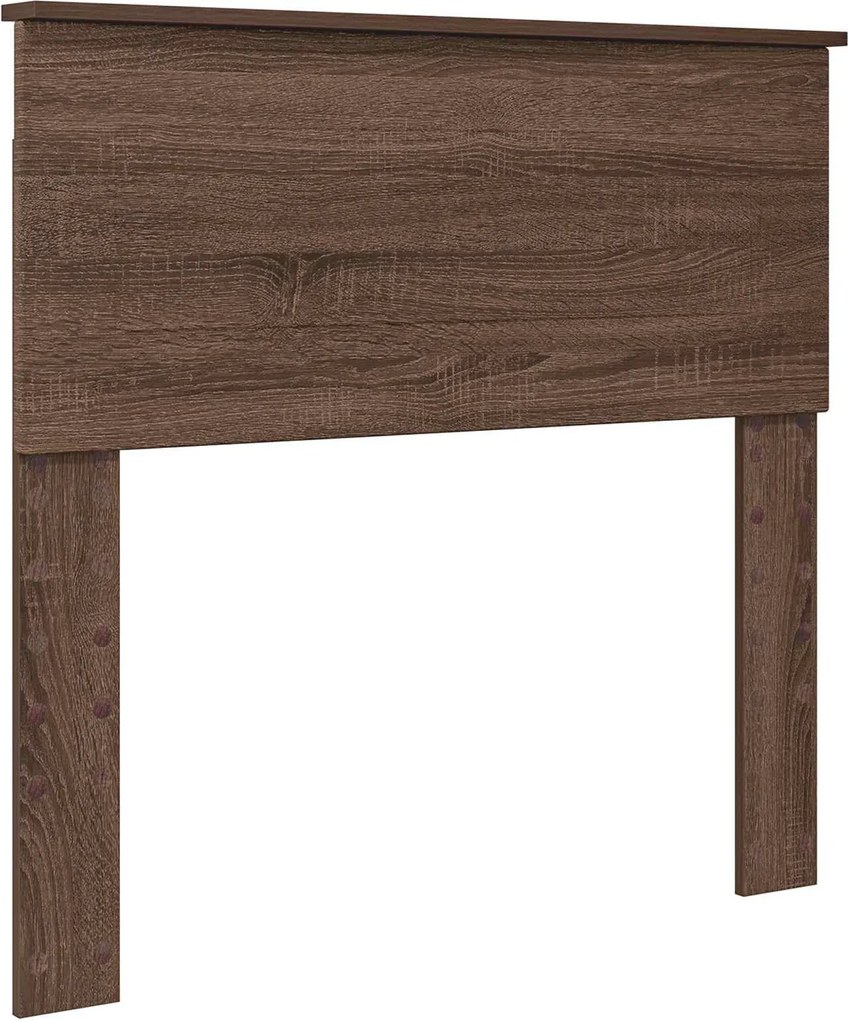 vidaXL Tăblie cap Stejar închis 90 cm Lemn compozit