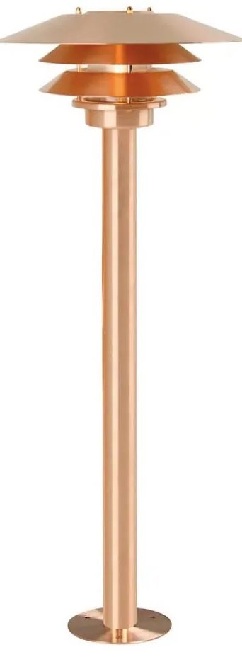 Nordlux - Lampă de exterior VENO 1xE27/60W/230V IP54 cupru