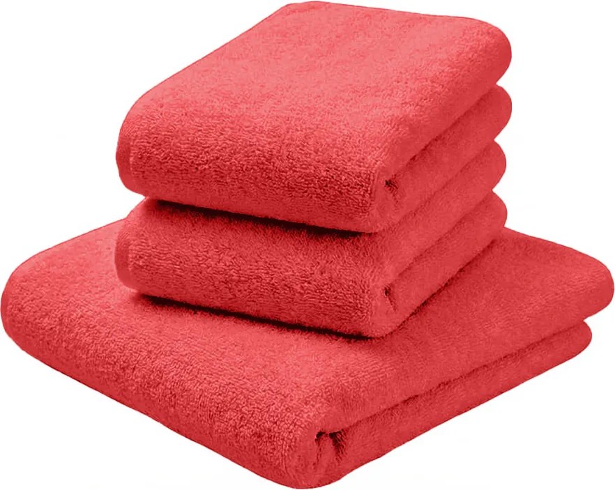 Prosop NORIELLE 50x90 cm rosu, 100% bumbac