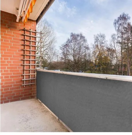 Paravan pentru balcon 0,9x5 DARK GREY PE Guard