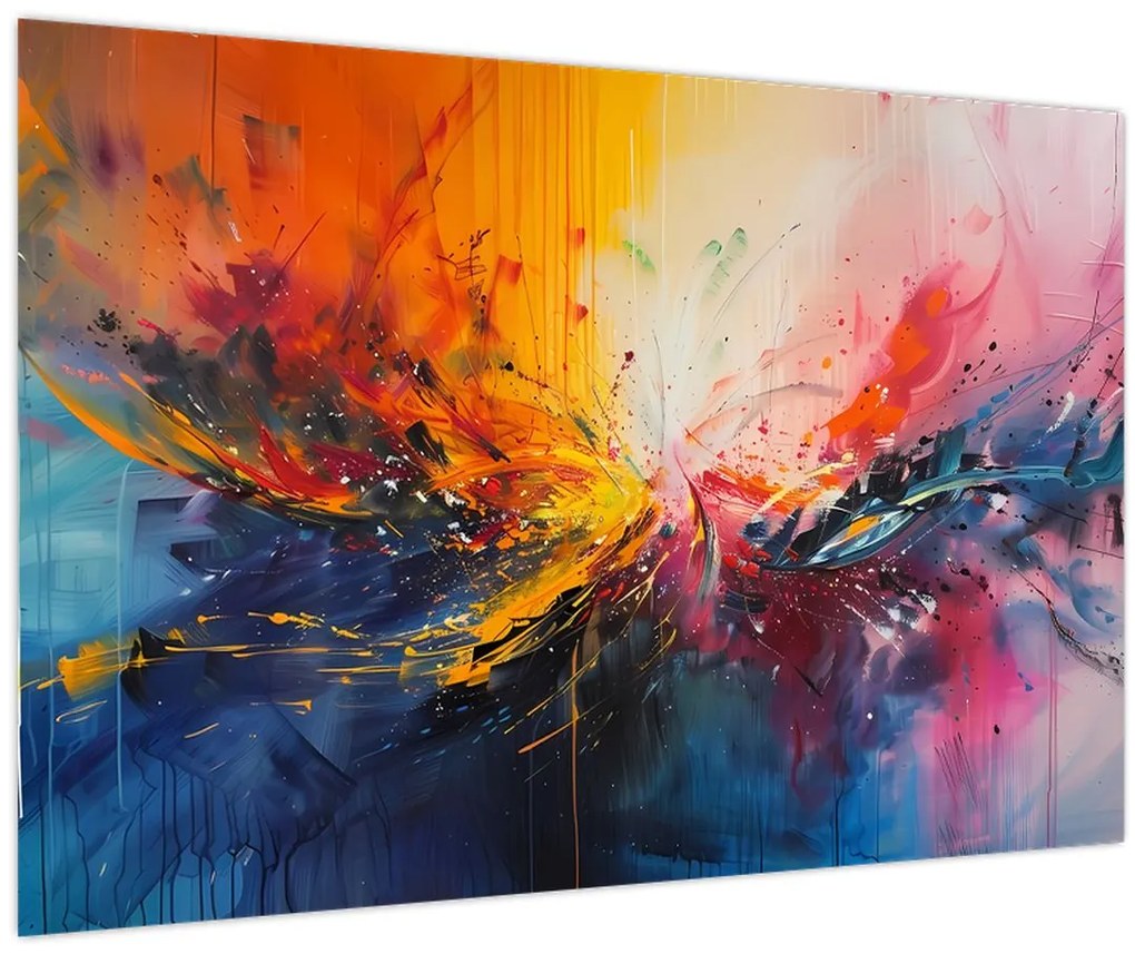 Tablou - Abstracție de culoare (90x60 cm)