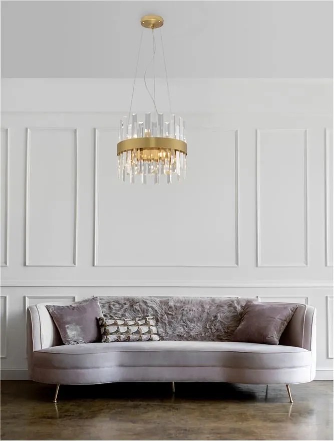 Lustra suspendata eleganta design modern Crown 35cm