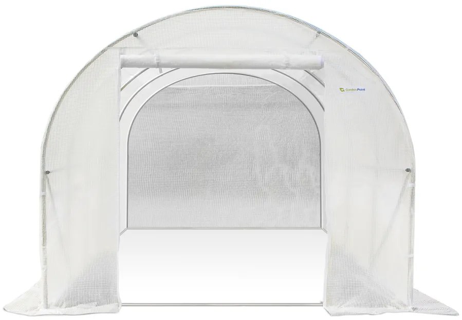 Tunel din folie albă 2.5x5m Garden Point