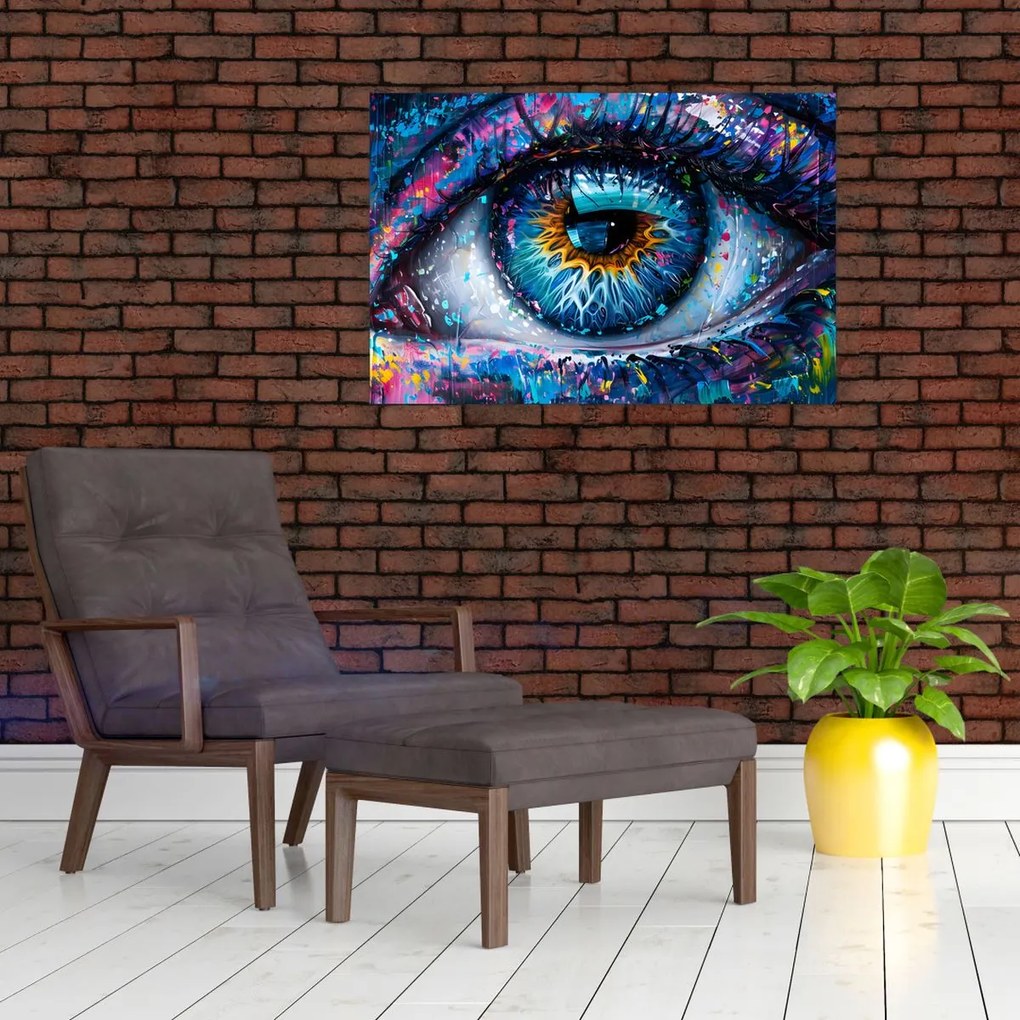 Tablou - Pictura ochilor (90x60 cm)
