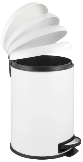 WENKO 22708100 - Coș LEMAN 30,5 x 44 cm alb/negru