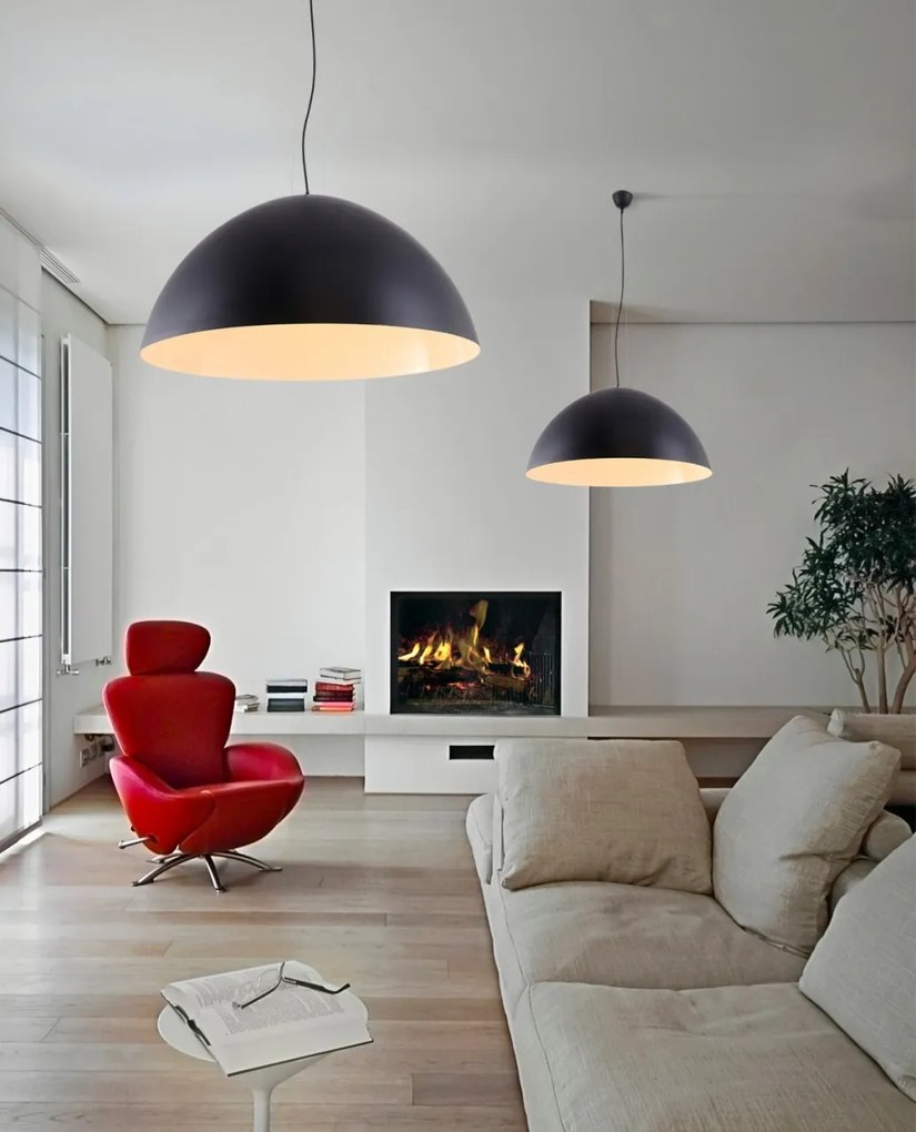 Lustra / Pendul metal design XXL 90CM MAGMA