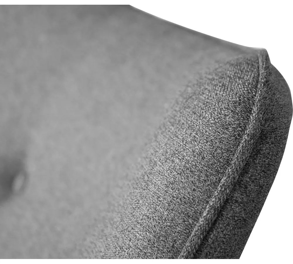 Fotoliu cu taburet gri Niko – Ropez