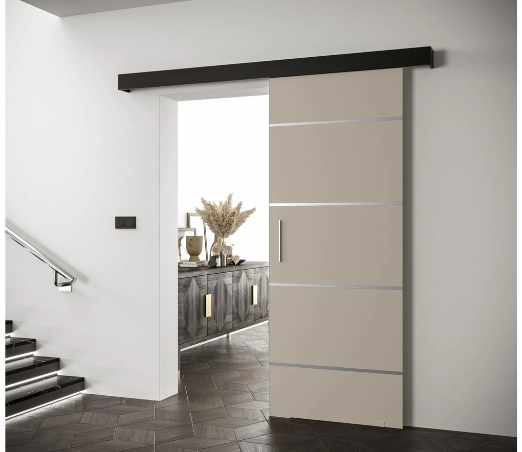 Uși culisante 70 cm Slavdro 4 (cashmir + negru mat). 1108760
