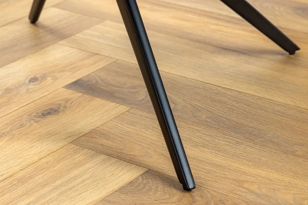 Scaun pivotant modern, Piele Naturala, Maro, PAPILLON