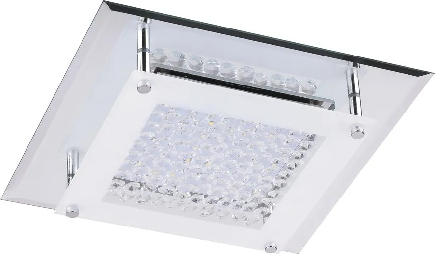 Rábalux Sharon 2444 Plafoniere cristal crom metal LED 12W 1080lm 4000K IP20 A+