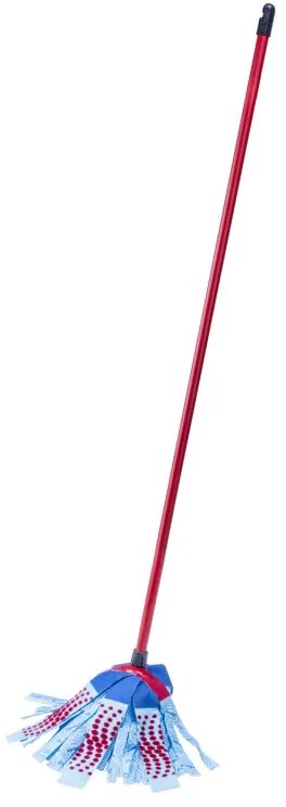 Set de curățat podele Vileda Super Mocio, 3 bucăți, 10 l, mecanism de scurgere, roșu