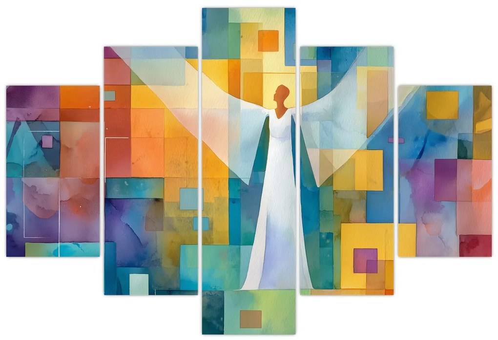 Tablou - Înger geometric (150x105 cm)