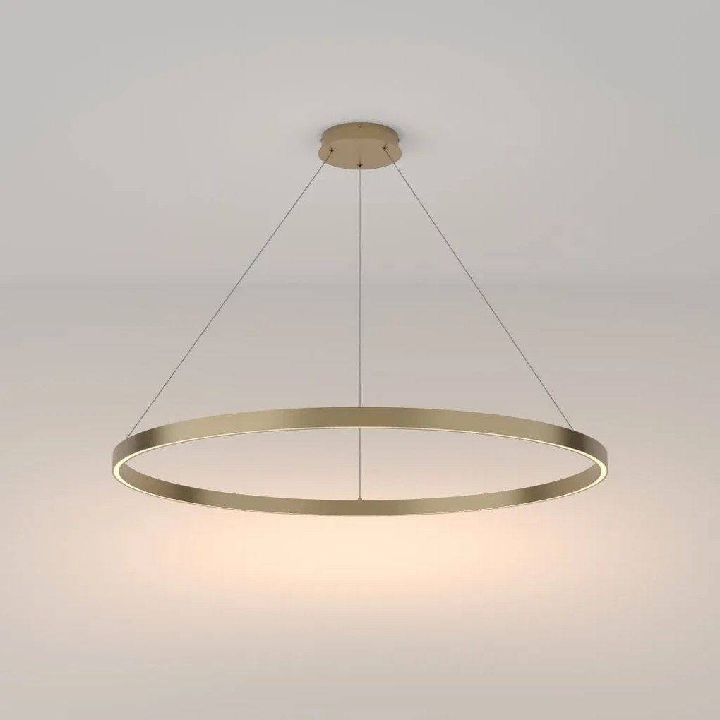 Lustra LED suspendata design modern Rim alama 100cm, 3000K