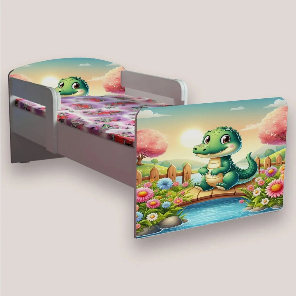 PAT COPII CROCODIL CU MANERE