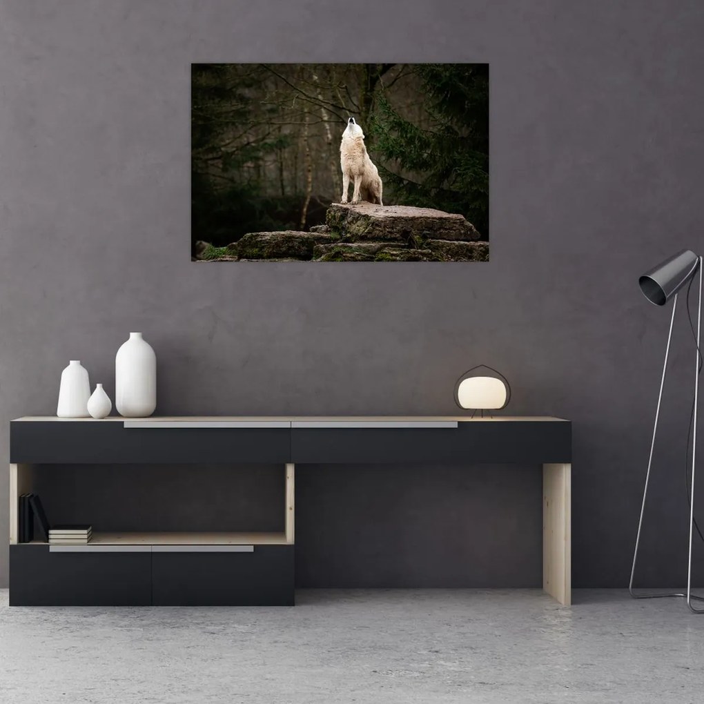 Tablou - Urletul lupului (90x60 cm)