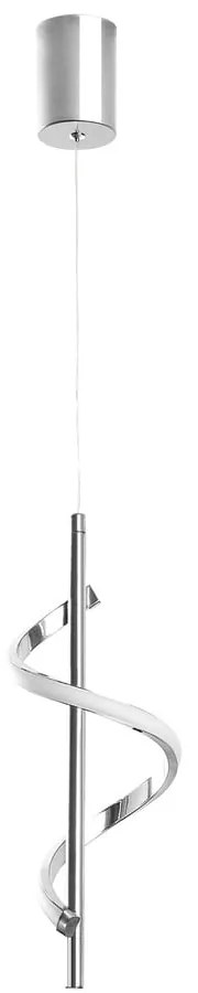 Lustră argintie LED ø 16 cm Likma – Opviq lights