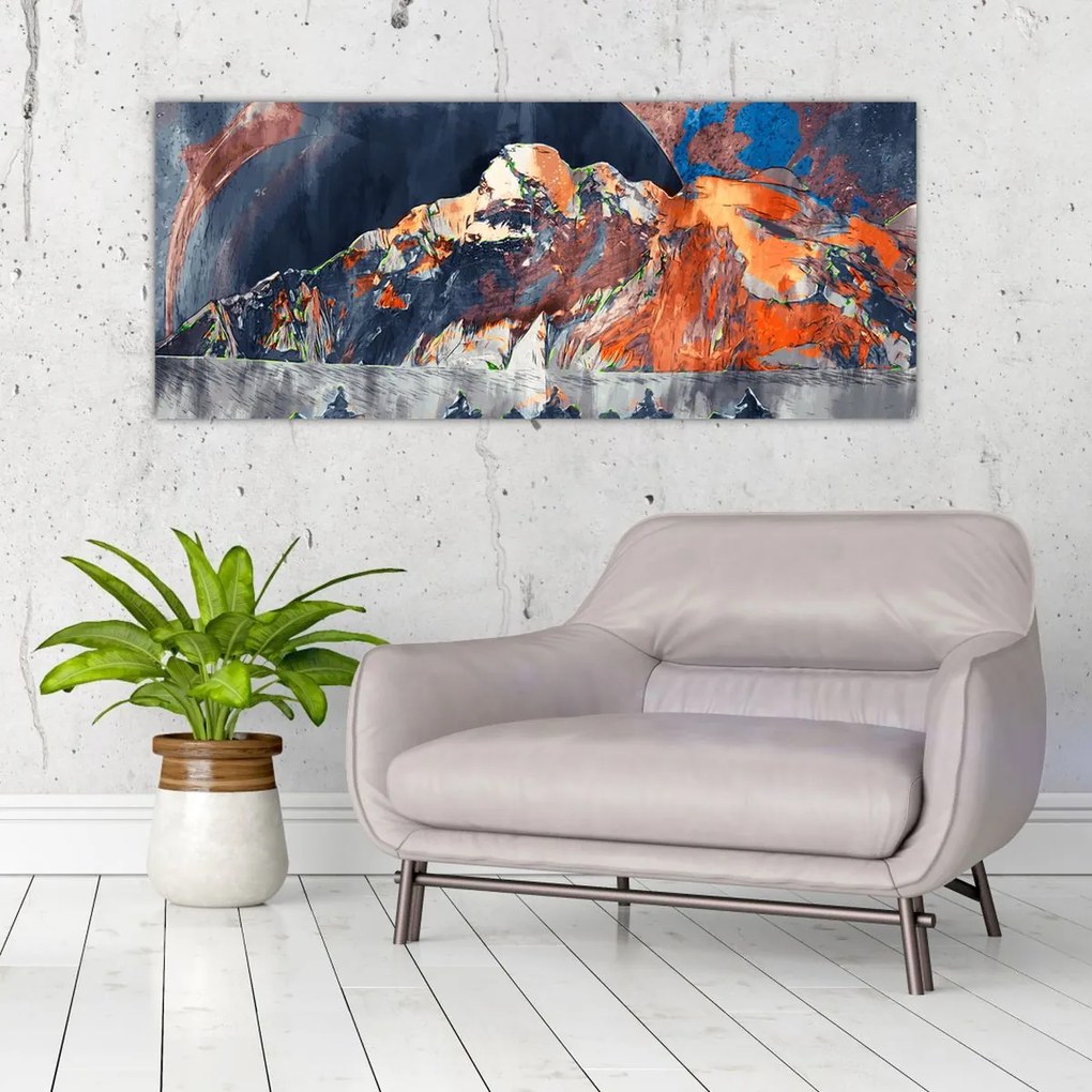 Tablou - Ilustrație de sweathouses (120x50 cm)