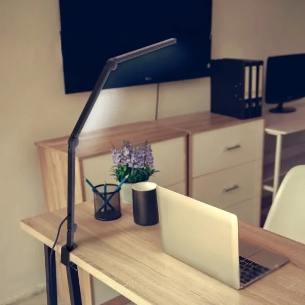 Lampă LED dimabilă de masă TENUIX FOLD LED/20W/230V 3000-6500K negru