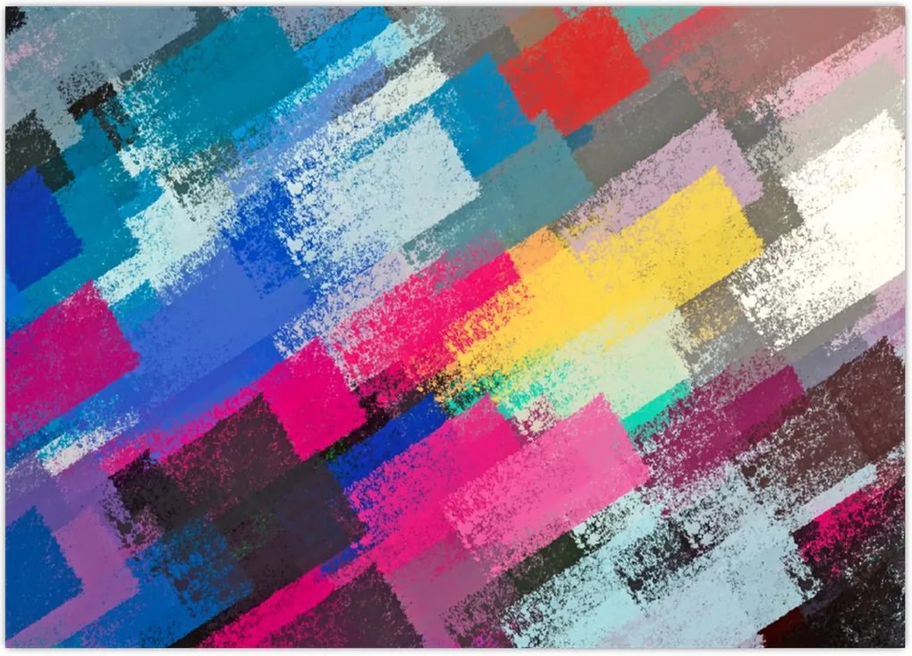 Tablou - Dungi colorate cu pensula (70x50 cm)