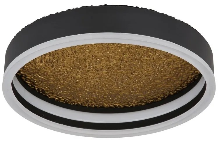 Plafoniera LED design modern Hedi negru, auriu