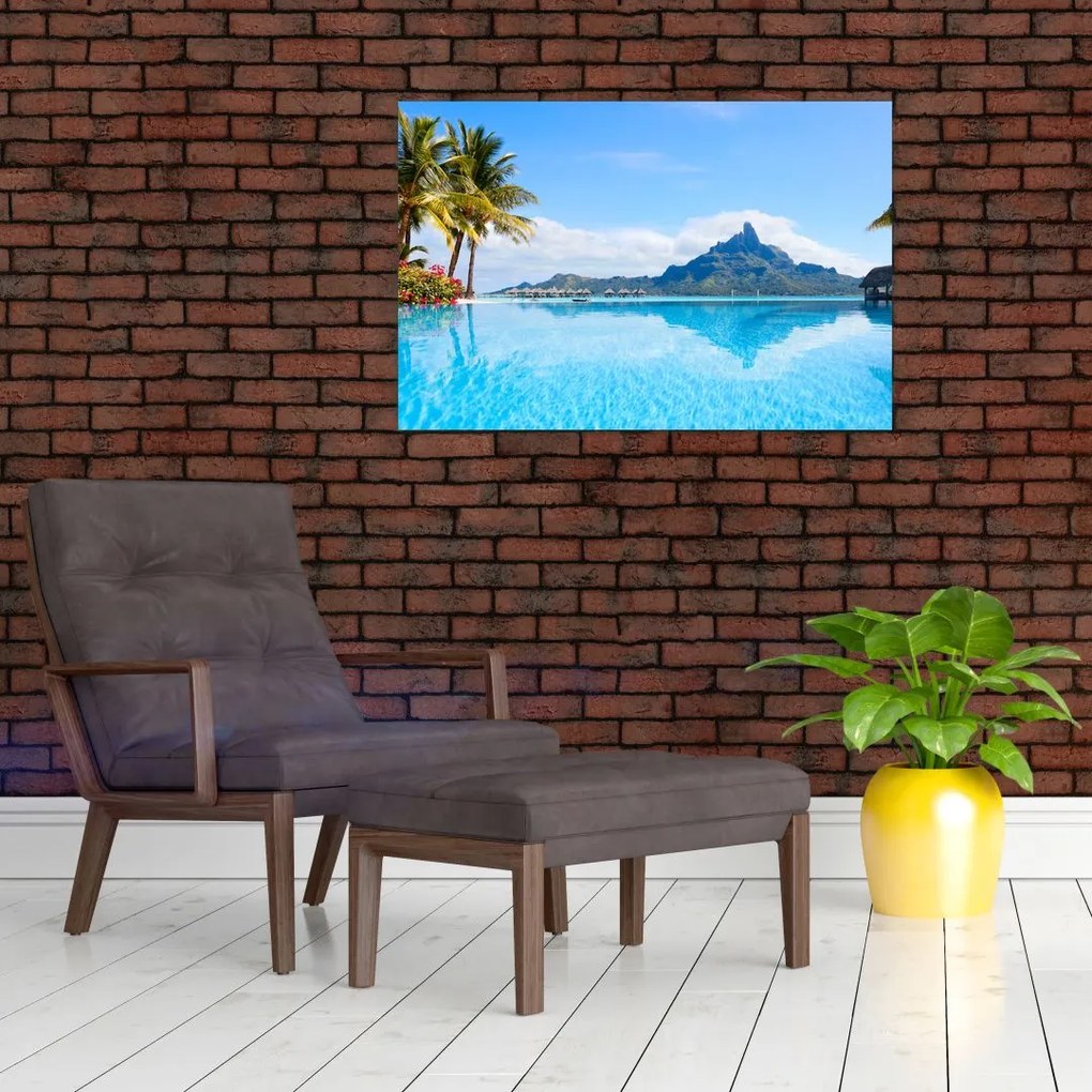 Tablou - Bora-Bora, Polinezia Franceză (90x60 cm)