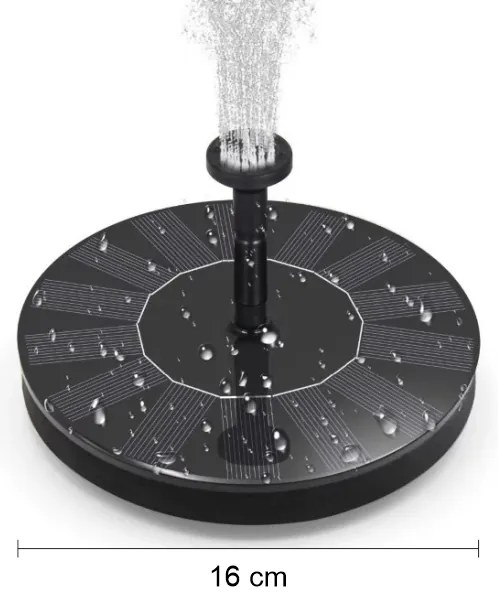 Fântână solară de grădină