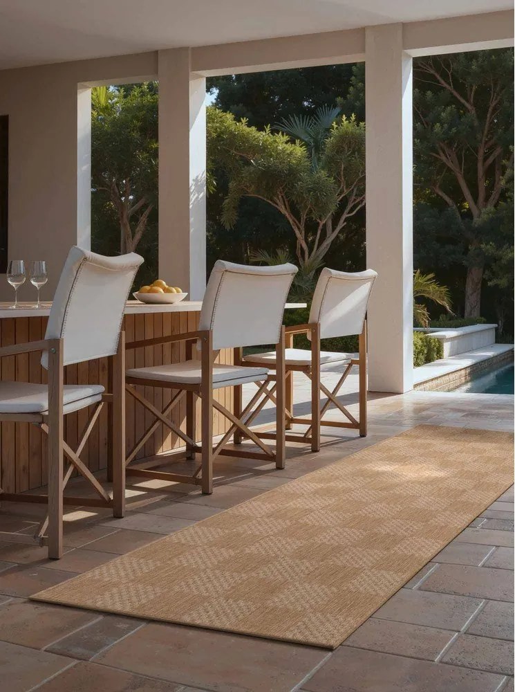 Covor tip traversă pentru interior și exterior crem/în culoare naturală 80x200 cm Haringey Dorothy – Ted Baker