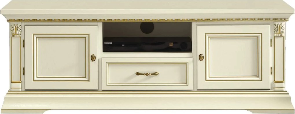 Comodă TV lemn masiv Victoria Personalizabil, 140 × 51 × 50 cm