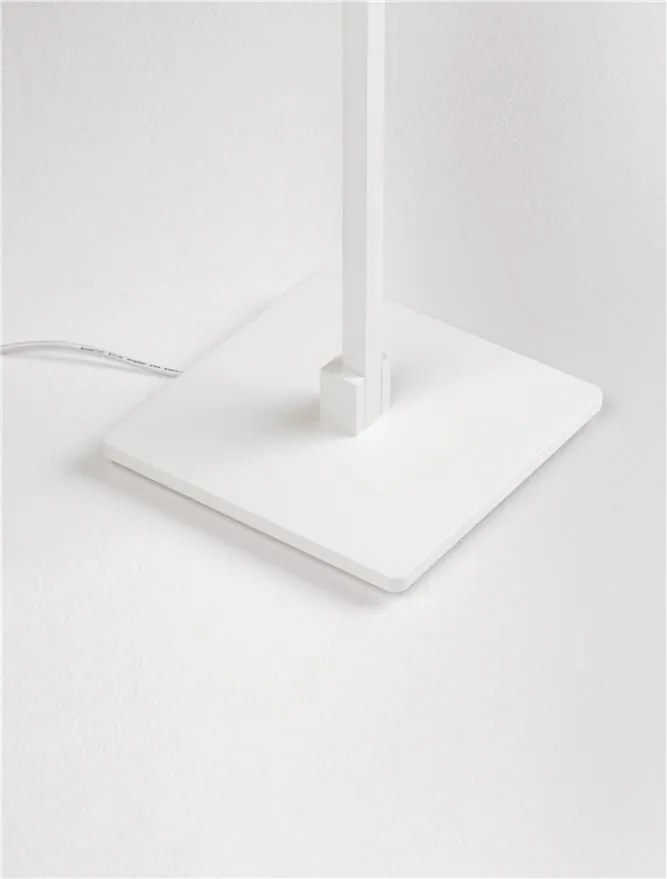 Lampa LED dimabila de podea directionabila TENSO alba