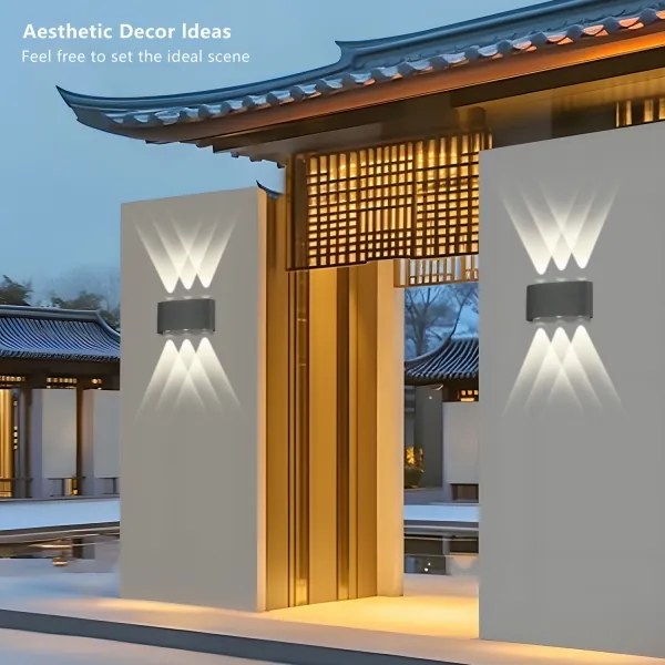 Brilagi - Aplica de perete LED pentru exterior FLAREBOX LED/6W/230V, antracit, IP65