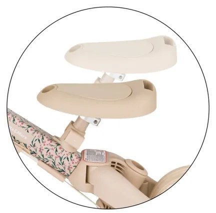 PETITE&MARS - Tricicletă pentru copii 5 în 1 TURBO LIMITED Pajiștea roz