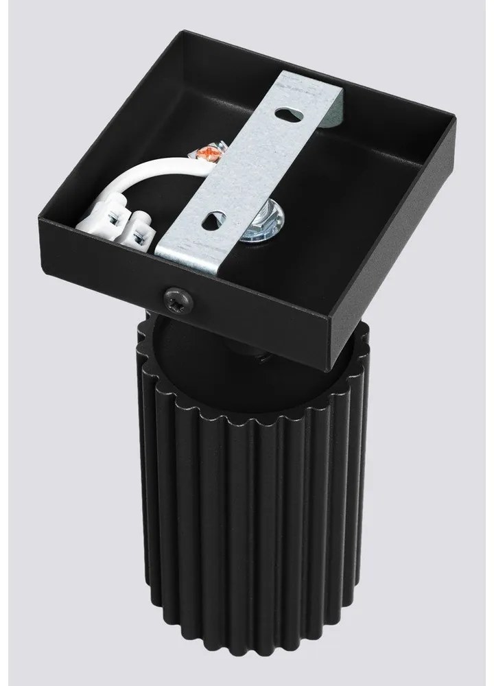 Spot negru 8x16 cm Gleam – Sollux