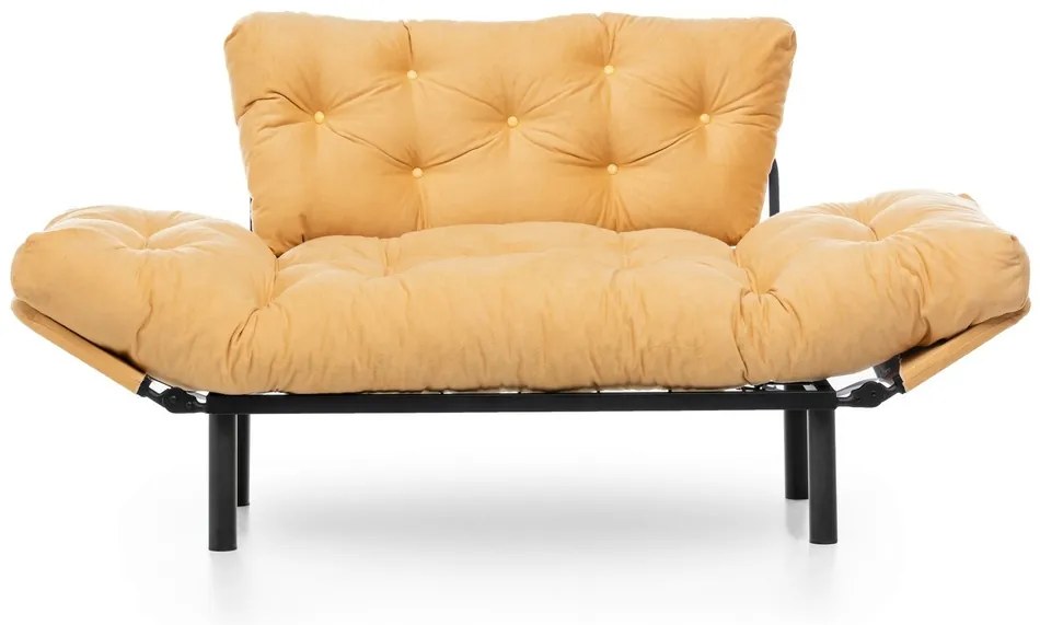 Canapea extensibilă Nitta Mustard