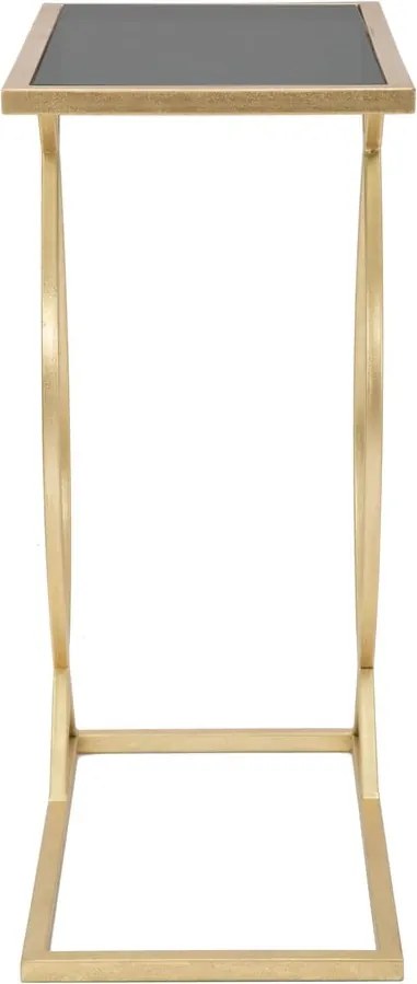 Măsuță auxiliară cu blat din sticlă 25.5x45.5 cm Glam – Mauro Ferretti