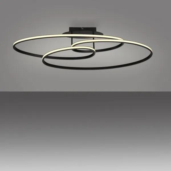 Plafonieră LED JUST LIGHT. 15321-18 LUMACA LED/33W/230V negru