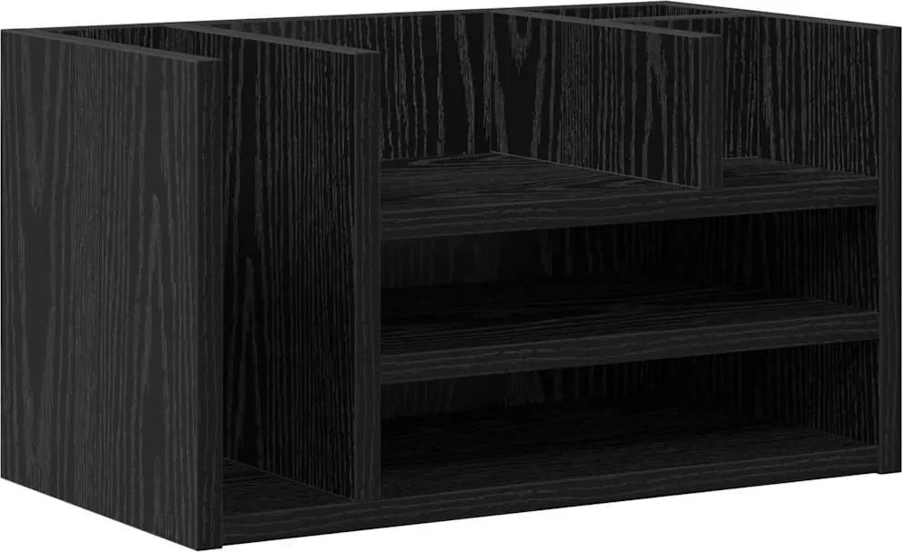 vidaXL Organizator Birou Lemn vechi 44,5 x 24 x 25 cm Lemn compozit