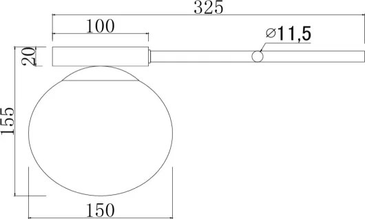 Ondaluce - Aplica de perete JEWEL 1xE14/10W/230V auriu/alb