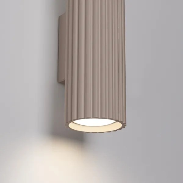 Brilagi - Aplica de perete LED CRESTO, 2xGU10/10W/230V, 30 cm, taupe