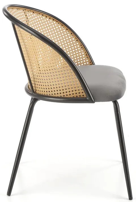 Scaun de bucaterie Nebel, gri