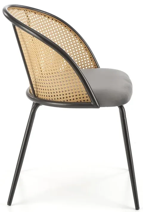 Scaun de bucaterie Nebel, gri