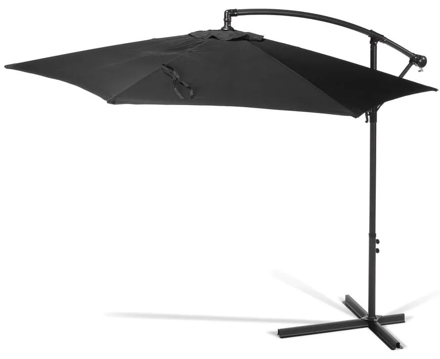 Umbrelă de soare neagră ø 300 cm Happy Sun – Bonami Essentials