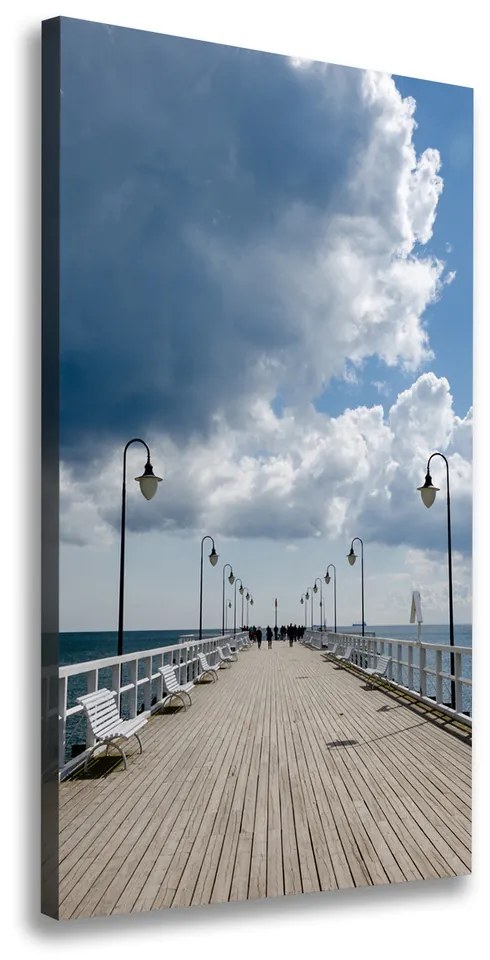 Pictură pe pânză Pier în Orłowo