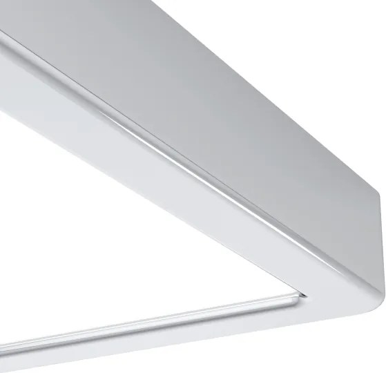 Eglo 901765 - Plafonieră LED pentru baie FUEVA, 7W/230V, 15x15 cm, IP44, crom