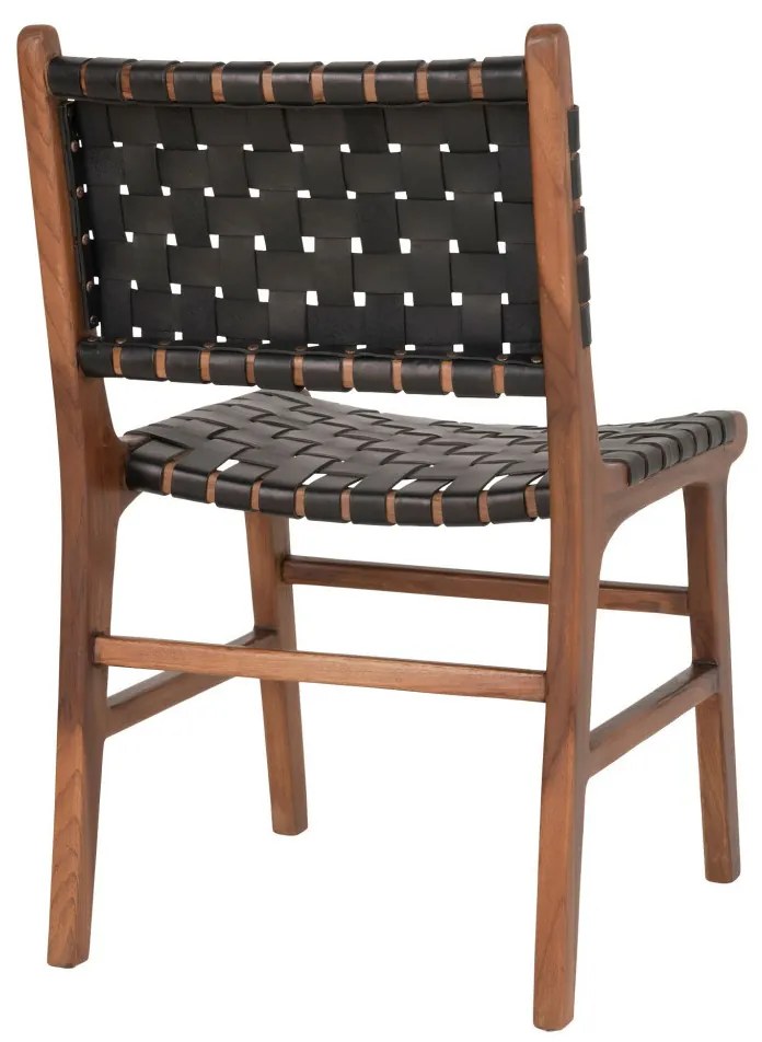 Scaun Perugia din lemn negru