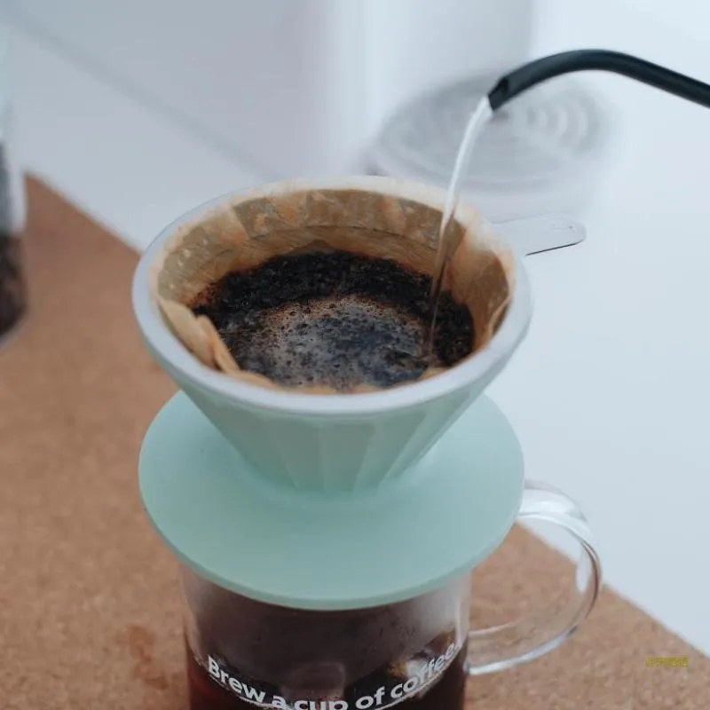 Cana cu filtru de cafea Buydeem CD1024-VO, 300 ml, Sticla borosilicata, Otel inoxidabil, Portocaliu