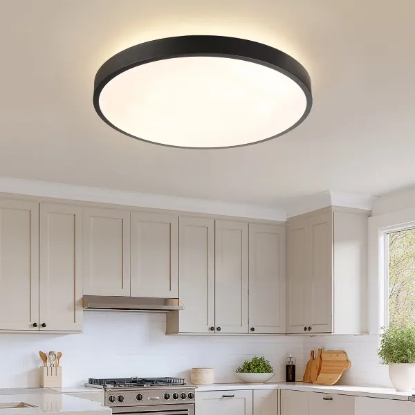 Brilagi - Corp de iluminat LED reglabil GLASS POOL DOUBLE, 80 W, 230 V, 60 cm, negru + telecomandă